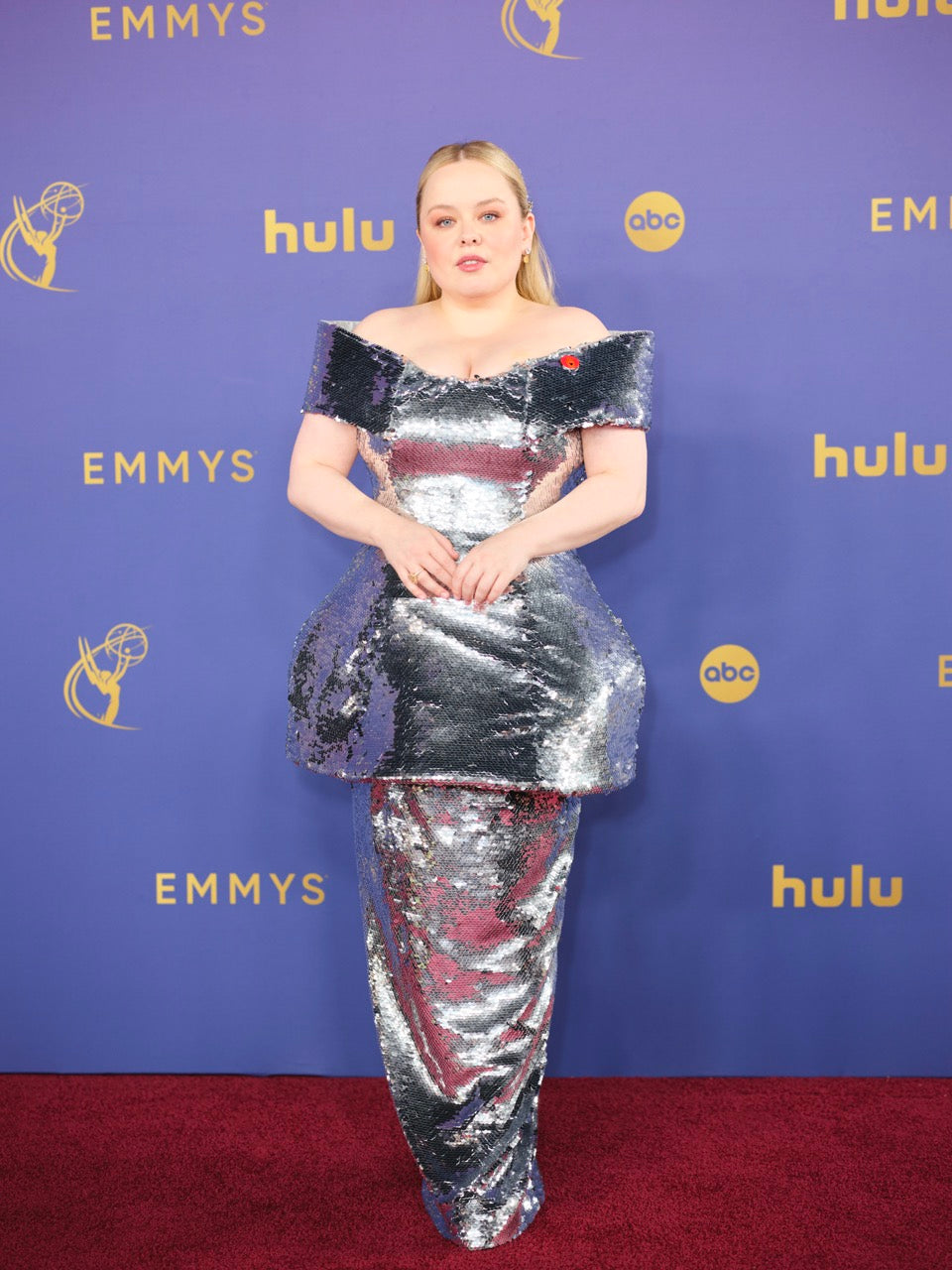 Nicola Coughlan wears Atelier Prabal Gurung to the 76th Primetime Emmy Awards